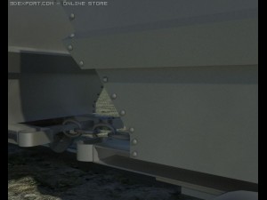 mine ore wagons 3D 模型