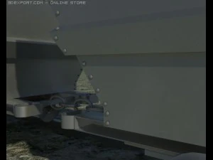 mine ore wagons 3D Model