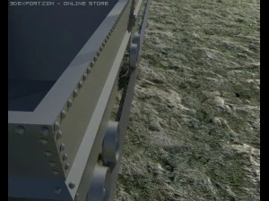 mine ore wagons 3D Model