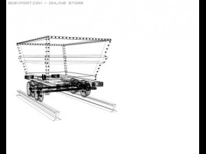 mine ore wagons 3D Model