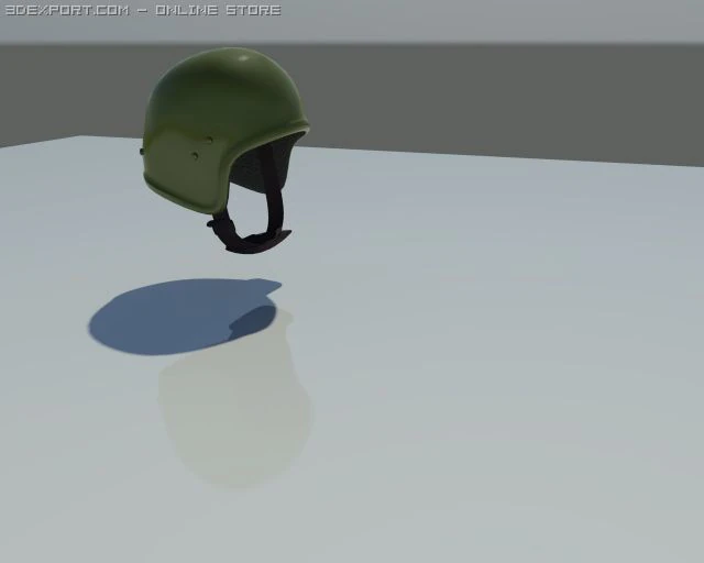 russian heavy military helmet 3D Model .c4d .max .obj .3ds .fbx .stl .blend 