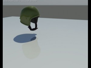 russian heavy military helmet 3D Model