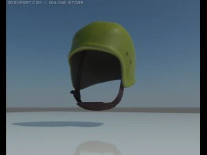 russian heavy military helmet 3D Model