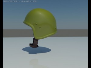 russian heavy military helmet 3D Модель