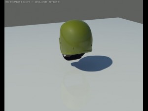 russian heavy military helmet 3D Модель