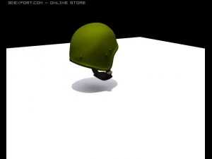 russian heavy military helmet 3D Model