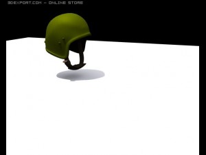 russian heavy military helmet 3D Модель