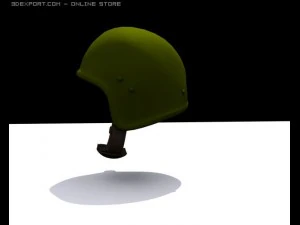russian heavy military helmet 3D Model