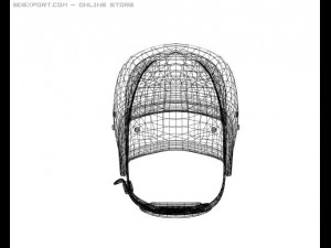 russian heavy military helmet 3D Модель