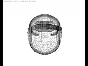 russian heavy military helmet 3D Model