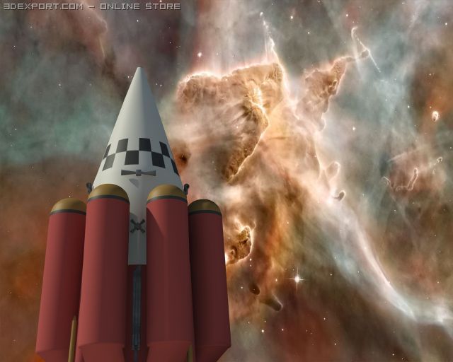 orbital rocket icarus 3D Model .c4d .max .obj .3ds .fbx .stl .blend 