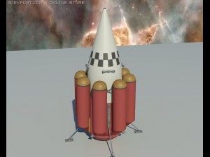 orbital rocket icarus 3D Model