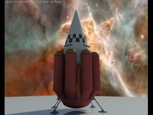 orbital rocket icarus 3D Model