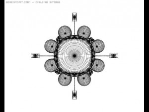 orbital rocket icarus 3D Model
