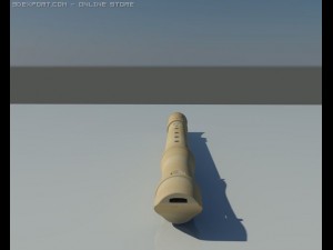 recorder musical instrument 3D-Modell