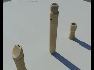 recorder musical instrument 3D Model