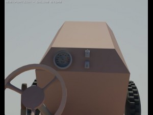 old tractor 3D Model