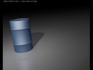 light blue barrel Modelo 3D