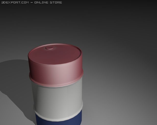 first oil barrel to valdez Modello 3D .c4d .max .obj .3ds .fbx .stl .blend 