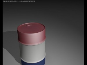 first oil barrel to valdez 3D Model