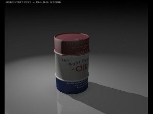 first oil barrel to valdez Modello 3D