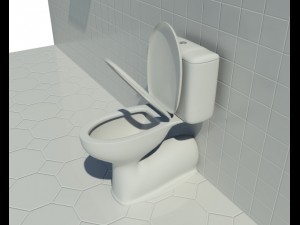 toilet bowl 3D-Modell