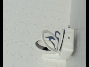 toilet bowl 3D-Modell