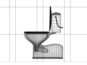 toilet bowl 3D-Modell