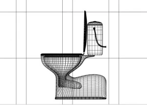 toilet bowl 3D Model
