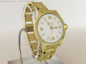 old doxa watch 3D Model