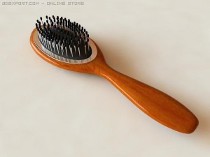 brush to hair Model 3D