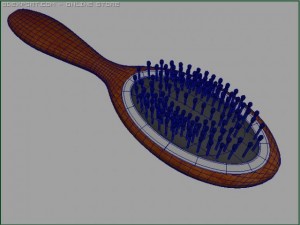 brush to hair Modelo 3D