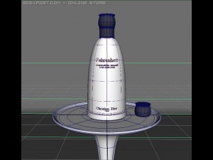 farenheit perfume Model 3D