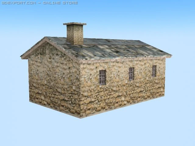 house of mountain 3D Model .c4d .max .obj .3ds .fbx .stl .blend 