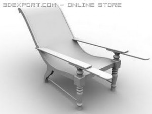 chair 3D मॉडल