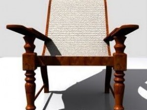 chair 3D मॉडल