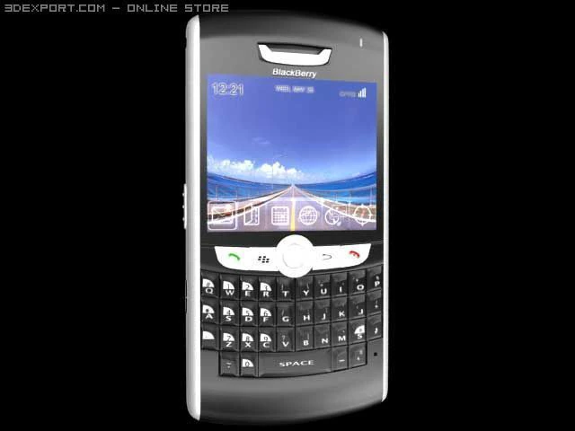 blackberry 3D Model .c4d .max .obj .3ds .fbx .stl .blend 