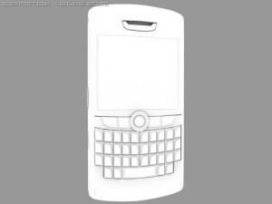 blackberry 3Dモデル