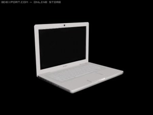 macbook game model 3Dモデル
