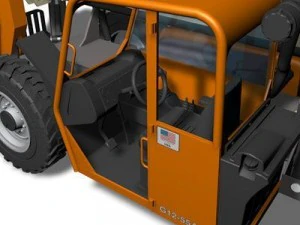 jlg g12 55a telehandler 3D Model