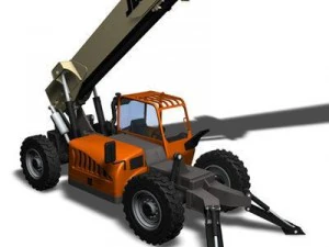 jlg g12 55a telehandler 3D Model