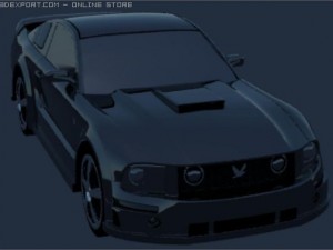 ford mustang 3D 모델