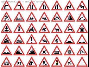 warning signs 3D 모델
