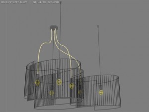 luster palucco joiin sospensione 3D 模型