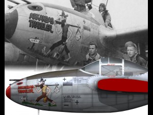 lockheed p38j lightning arkansas traveler 3D Model