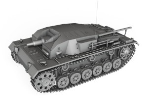stug iii - ausf a Modelo 3D