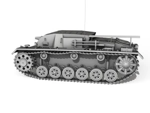 stug iii - ausf a 3D Model