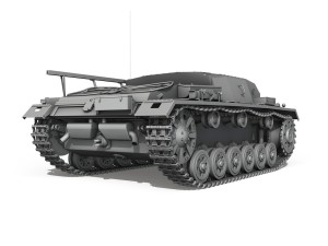 stug iii - ausf a Modelo 3D