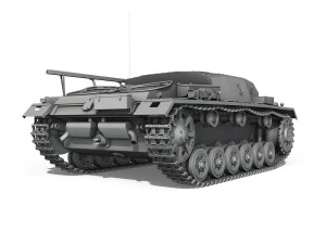 stug iii - ausf a 3D Model