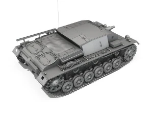 stug iii - ausf a 3D Model